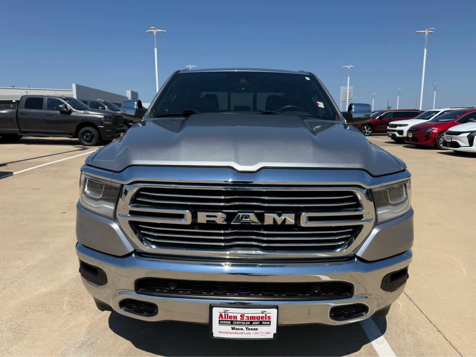 Used 2023 Billet Silver Metallic Clearcoat Ram Laramie image 3