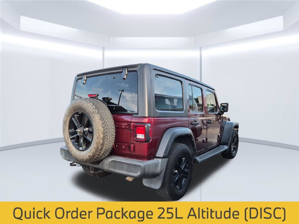 Used 2021 Red Jeep Unlimited Sport Altitude image 3