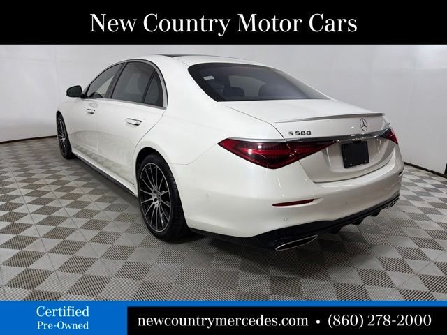 Certified Used 2021 White Mercedes-Benz S 580 image 5