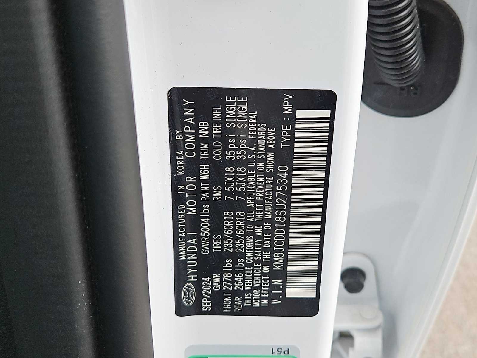 Certified Used 2025 Creamy White Pearl Hyundai SEL Convenience image 35