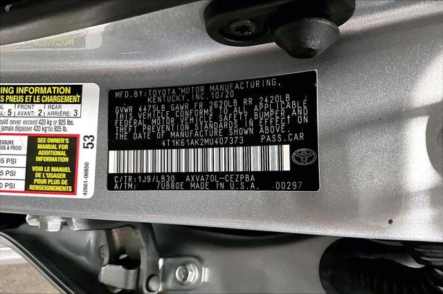 Certified Used 2021 CELESTIAL SILVER Toyota  image 37