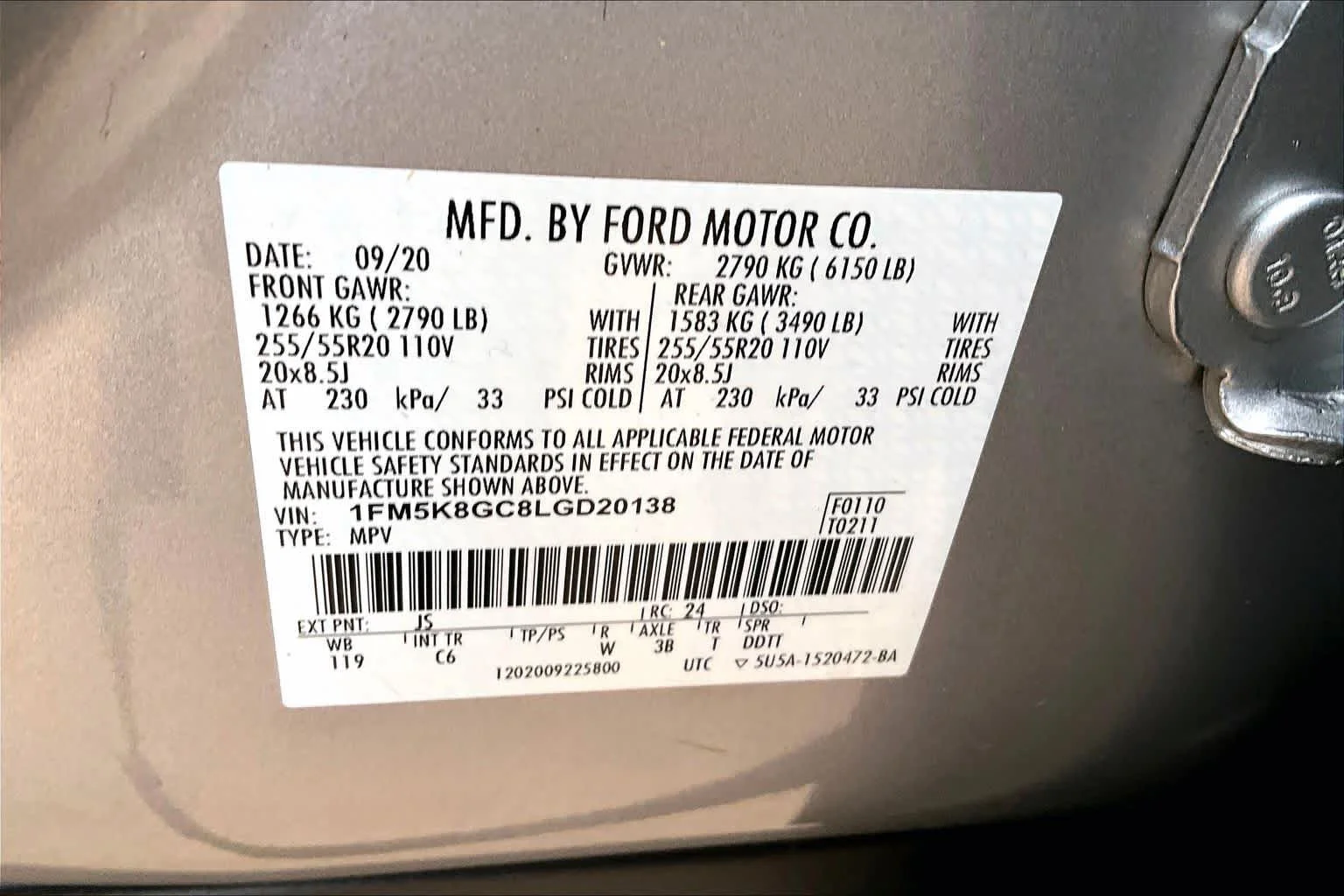 Used 2020 Iconic Silver Ford ST image 32