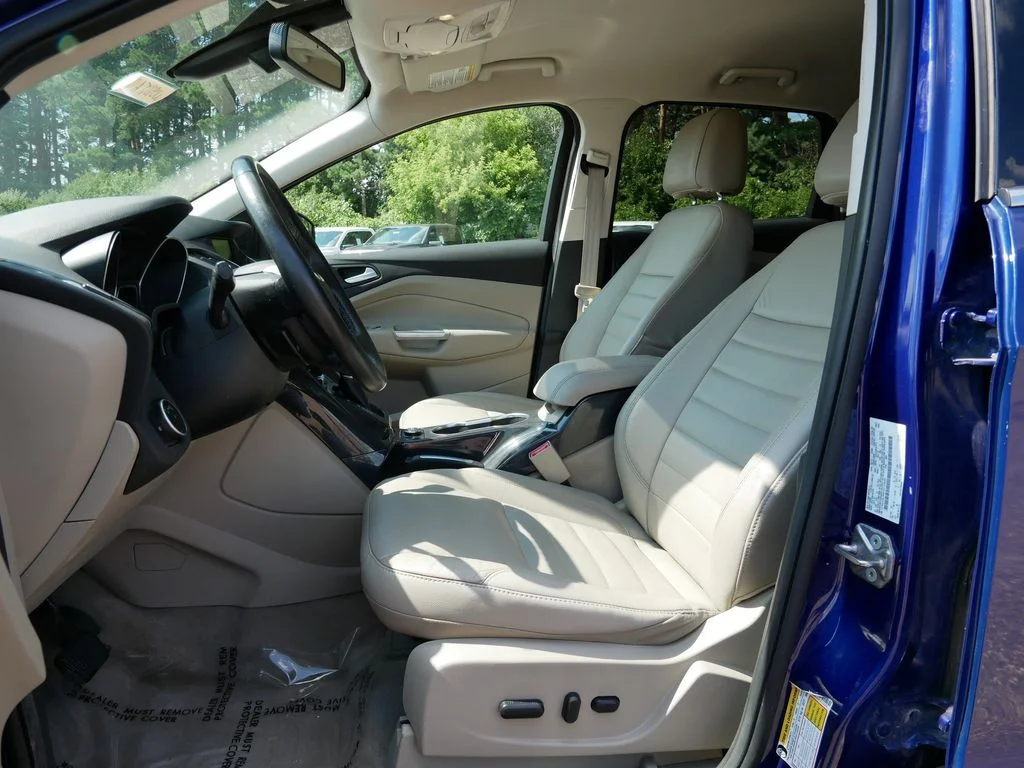 Used 2015 Blue Ford Titanium image 14