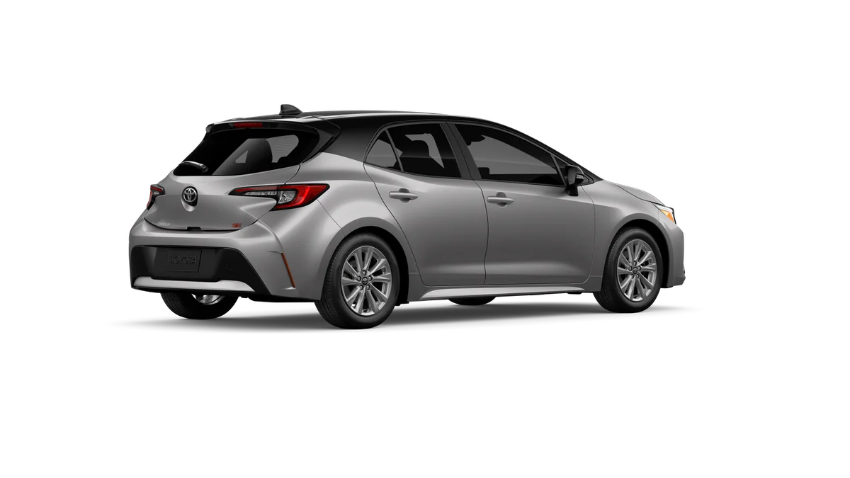 New 2027 Classic Silver Metallic with Black roof Toyota SE image 43