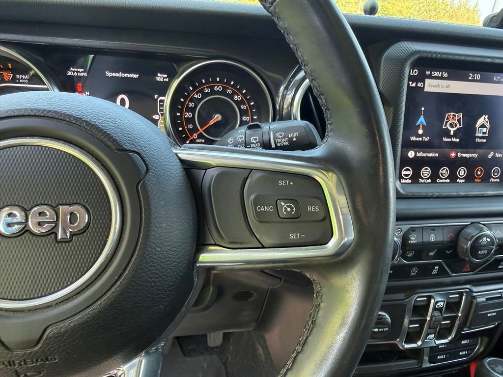 Used 2022 Hydro Blue Pearlcoat Jeep Unlimited Sahara Altitude image 11