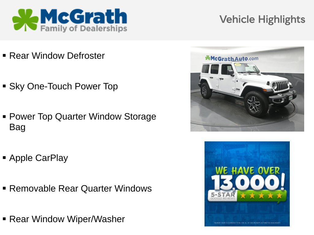 Used 2026 White Jeep Sahara image 6