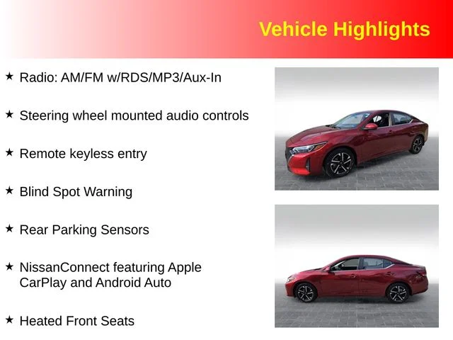 Used 2024 Red Nissan SV image 3