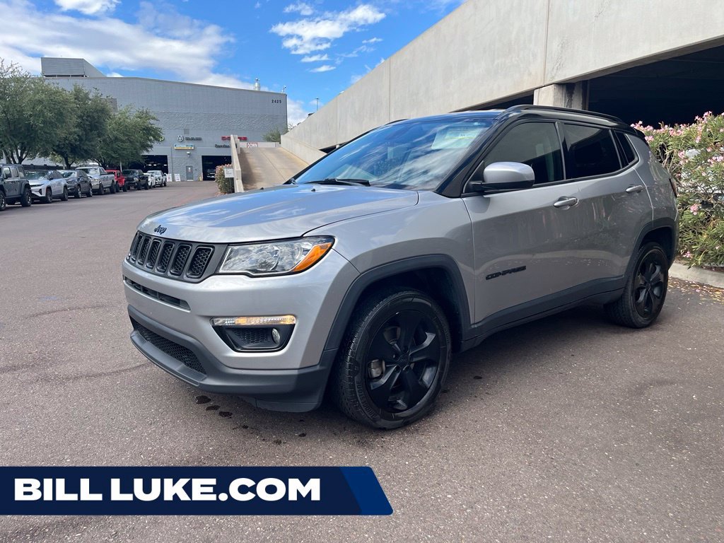 Used 2020 Silver Jeep Altitude image 1