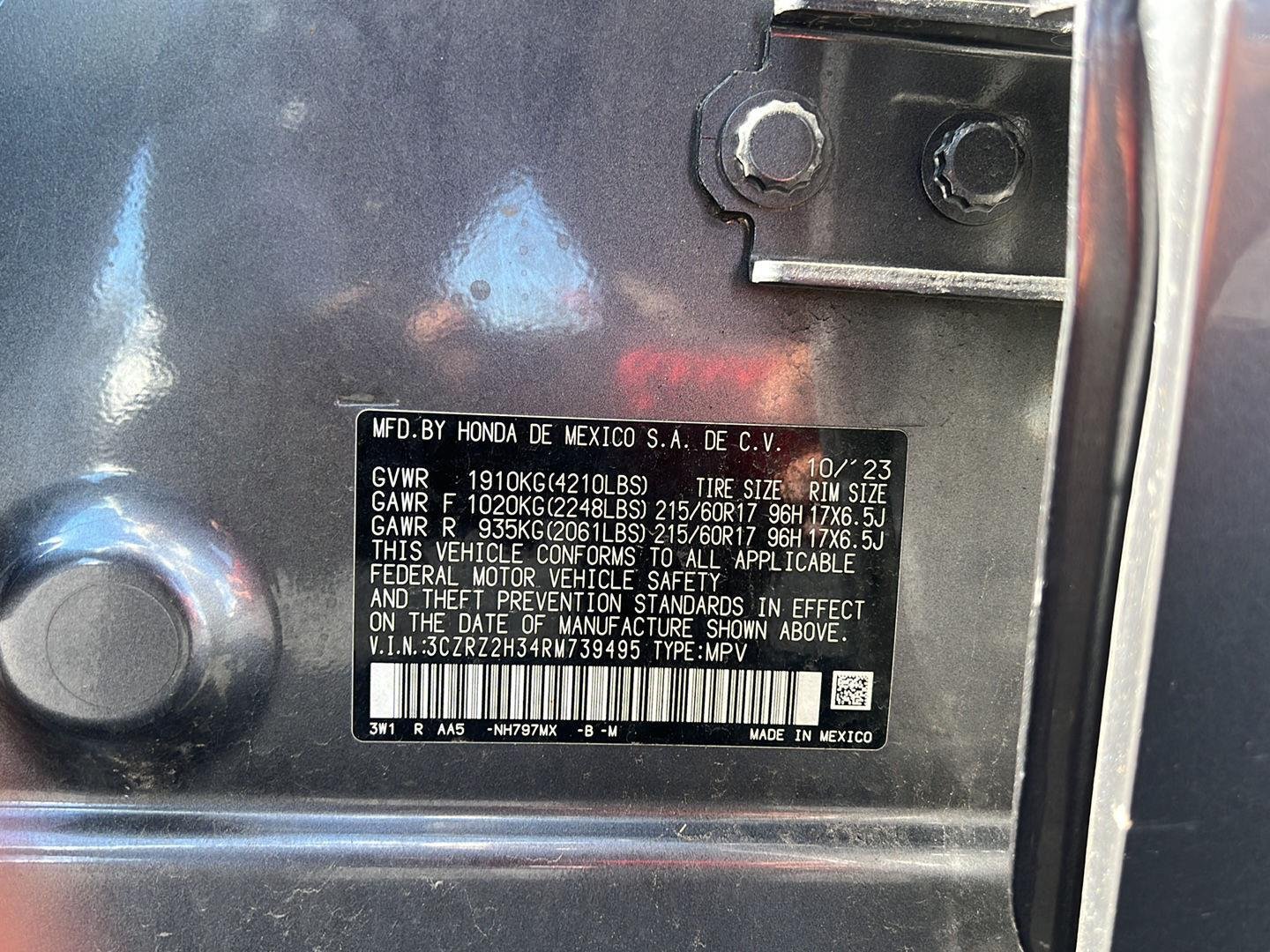 Used 2024 Modern Steel Metallic Honda LX image 20