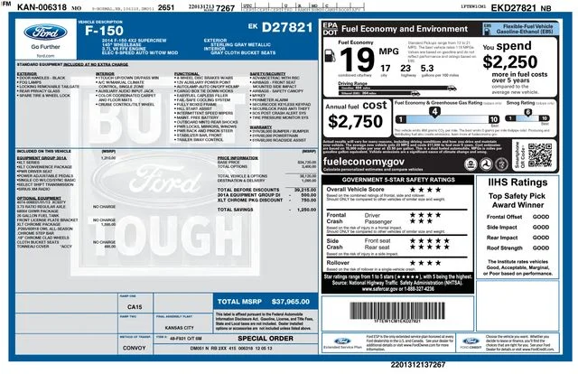 Used 2014 Sterling Gray Metallic Ford XLT image 16