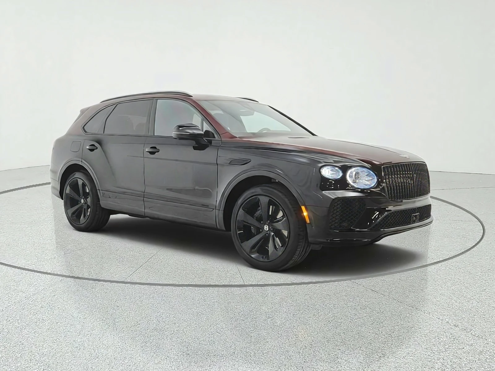 Used 2025 Black Crystal/Cricket Ball Bentley Azure AWD image 3