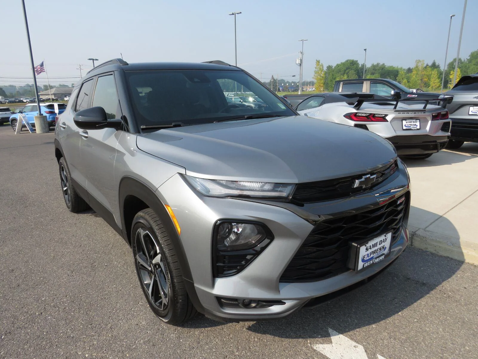 Used 2023 Sterling Gray Metallic Chevrolet RS image 2