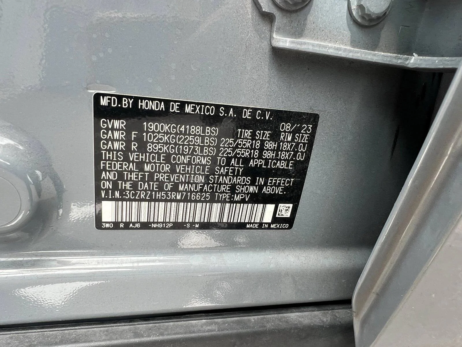 Used 2024 Urban Gray Pearl [ Honda Sport image 28