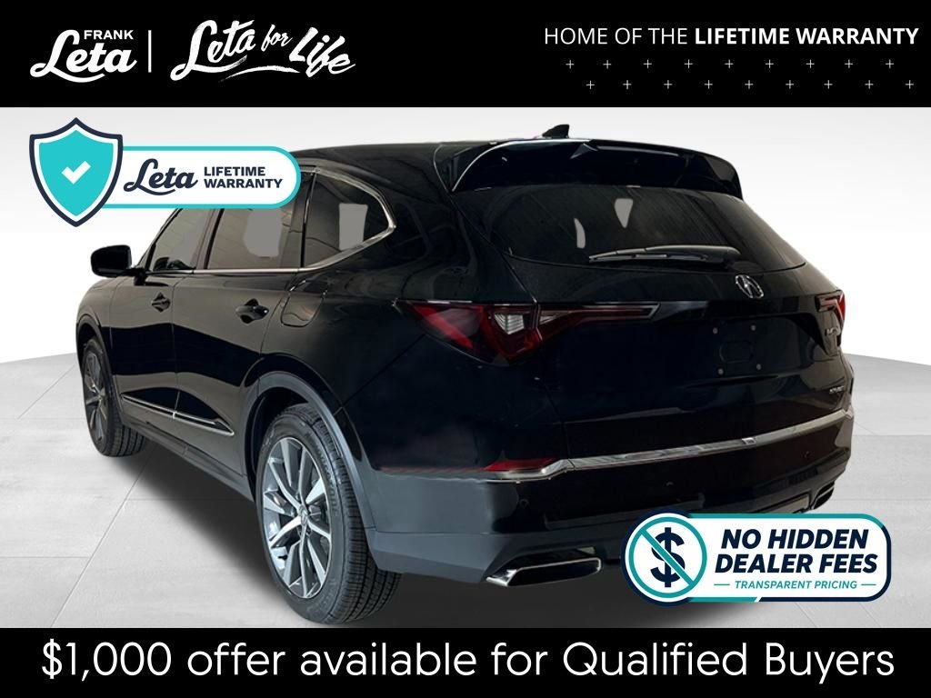 New 2026 Majestic Black Pearl Acura w/Technology Package image 3