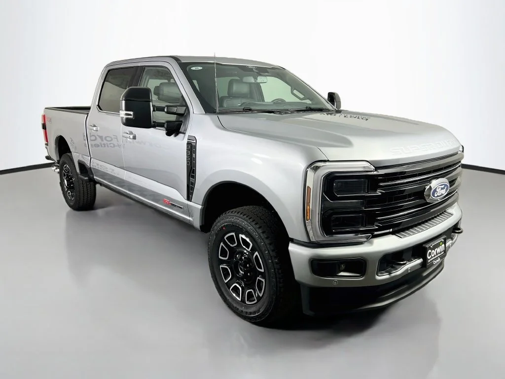 New 2027 Iconic Silver Metallic Ford Platinum image 1