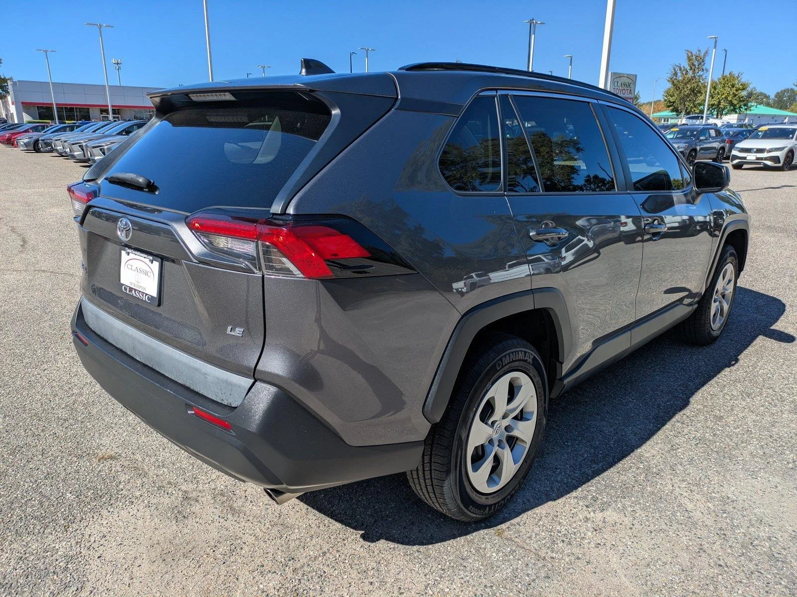 Used 2021 Magnetic Gray Metallic Toyota LE image 4