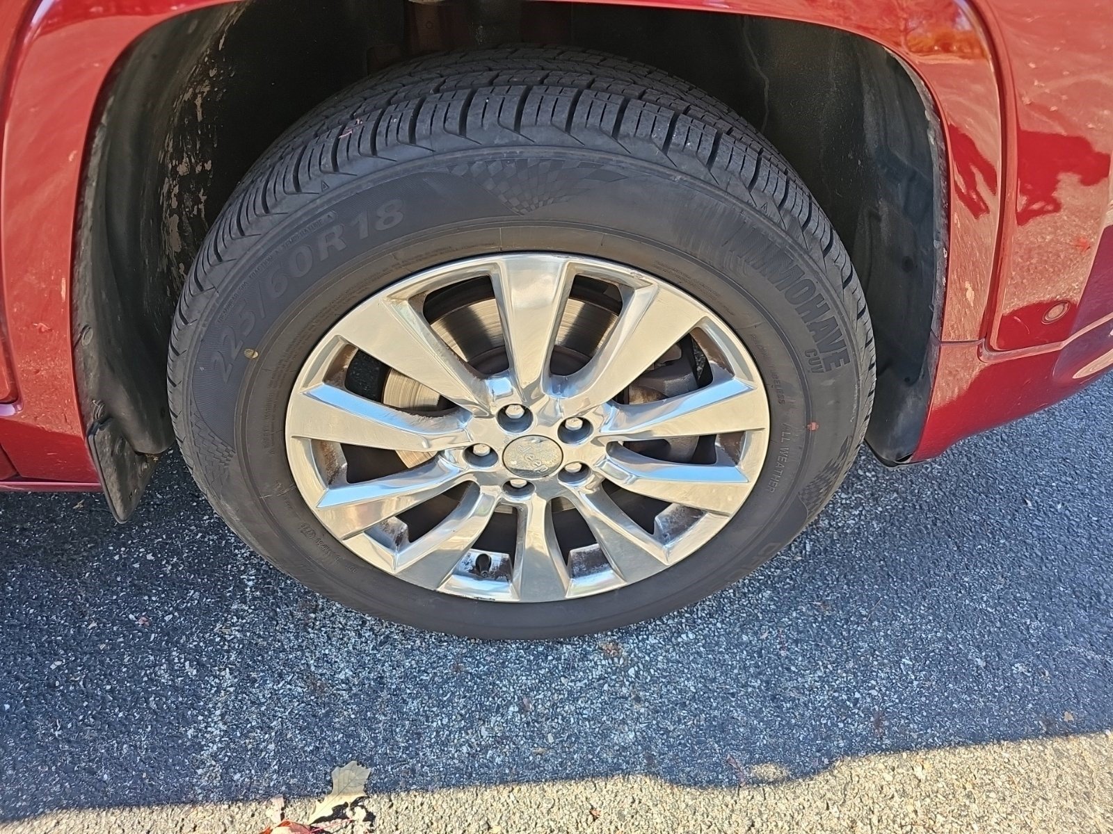 Used 2017 Deep Cherry Red Crystal Pearlcoat Jeep Overland image 8