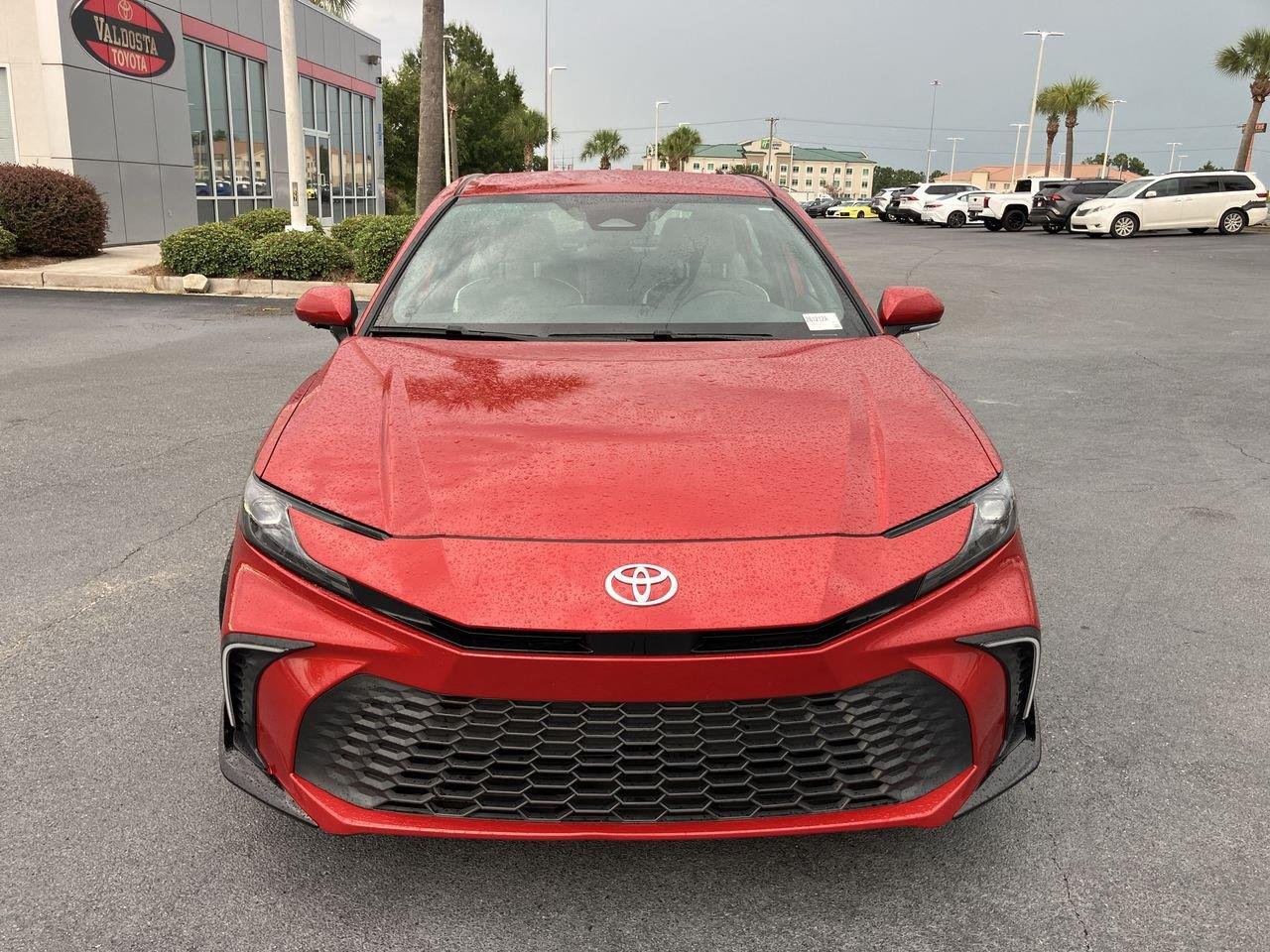 Used 2025 Red (Supersonic Red) Toyota SE image 8