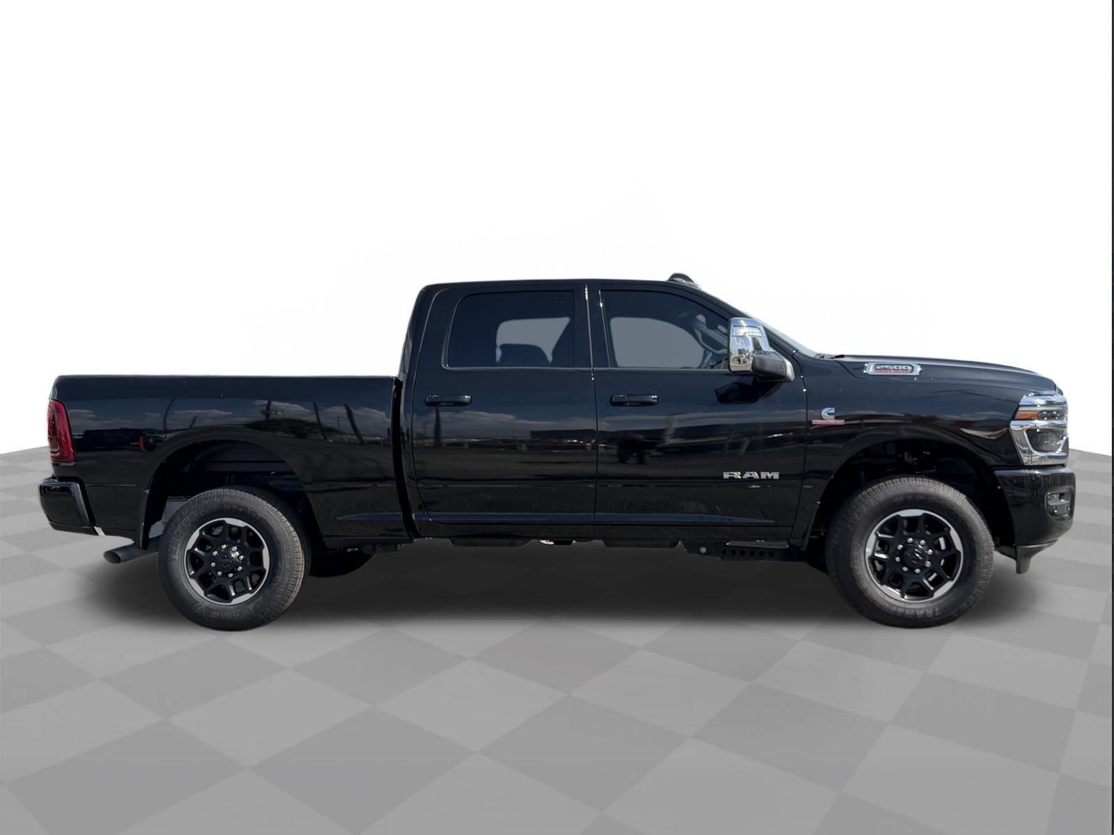 Used 2025 Diamond Black Crystal Pearlcoat Ram Laramie image 6