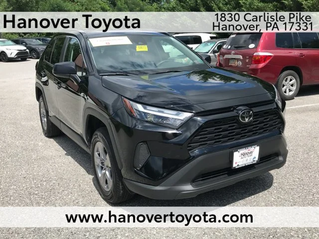 Certified Used 2025 Midnight Black Metallic Toyota Hybrid LE image 1