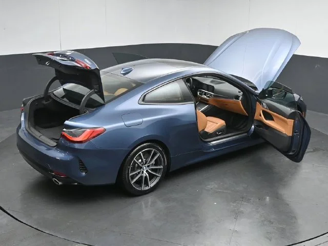 Certified Used 2021 Arctic Race Blue Metallic BMW 430i xDrive image 55