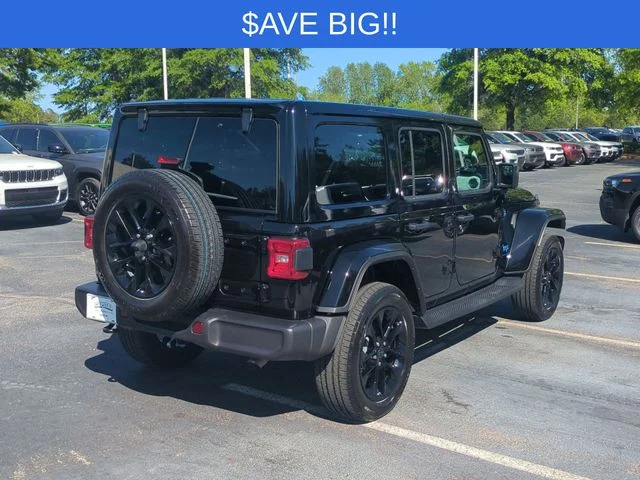 Used 2025 Black Jeep Sahara 4xe image 5
