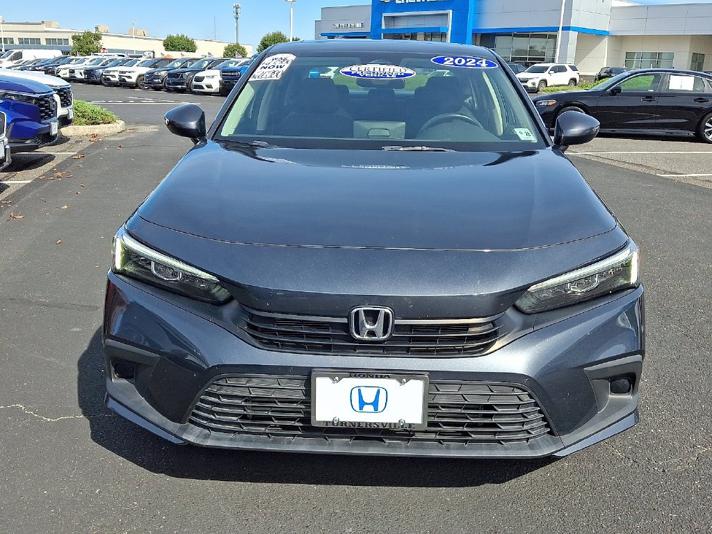 Certified Used 2024 Meteorite Gray Metallic Honda EX image 2