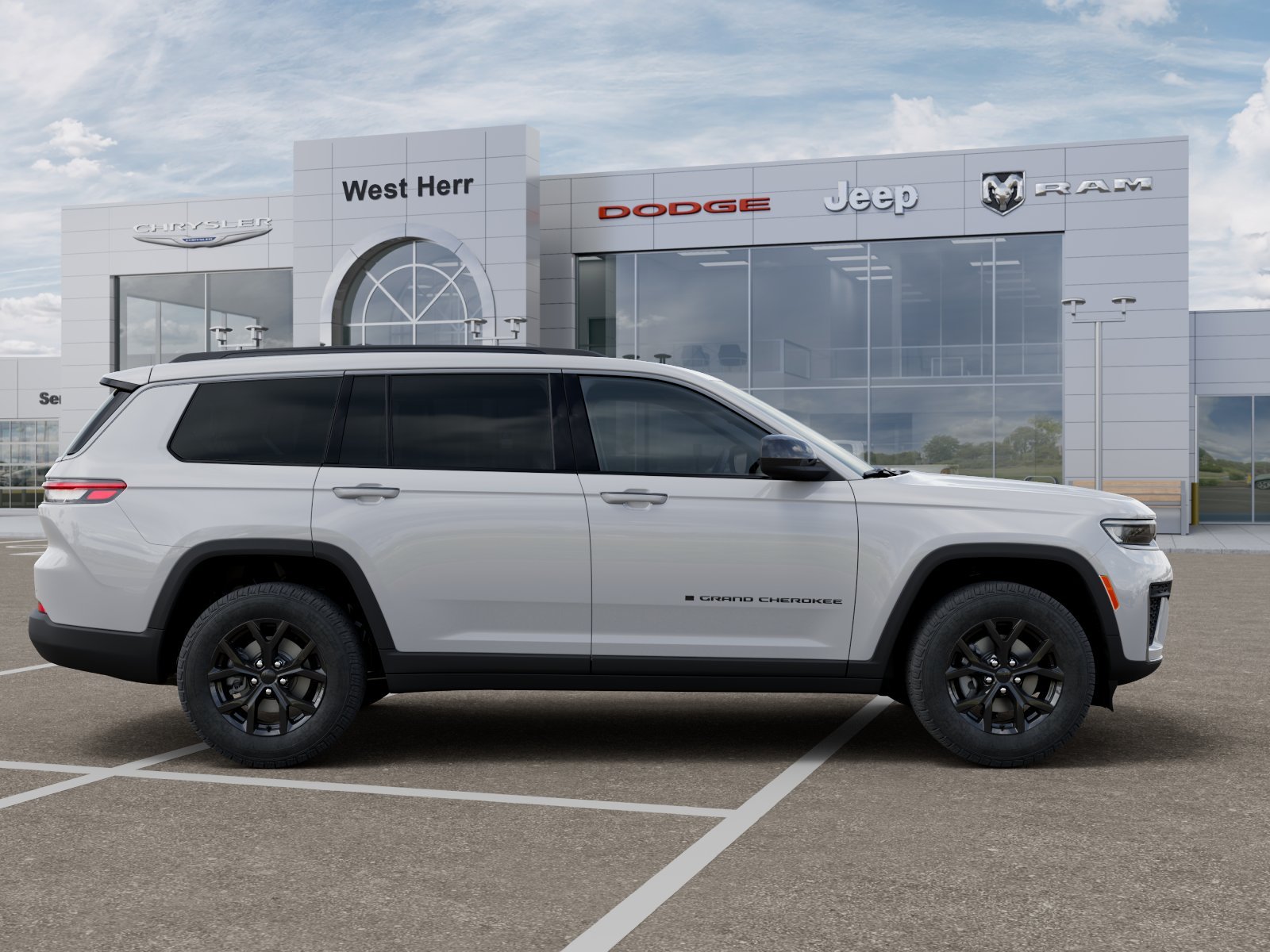New 2026 Bright White Clear-Coat Exterior Paint Jeep GRAND CHEROKEE L LAREDO ALTITU image 47