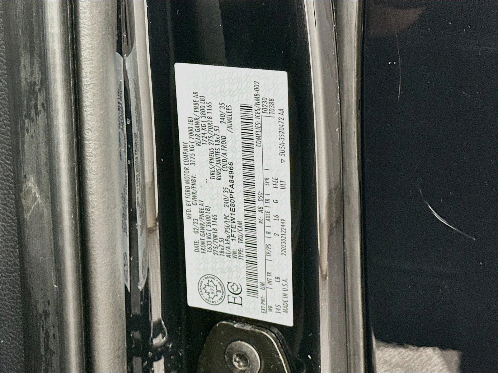 Used 2023 Agate Black Ford Tremor image 23