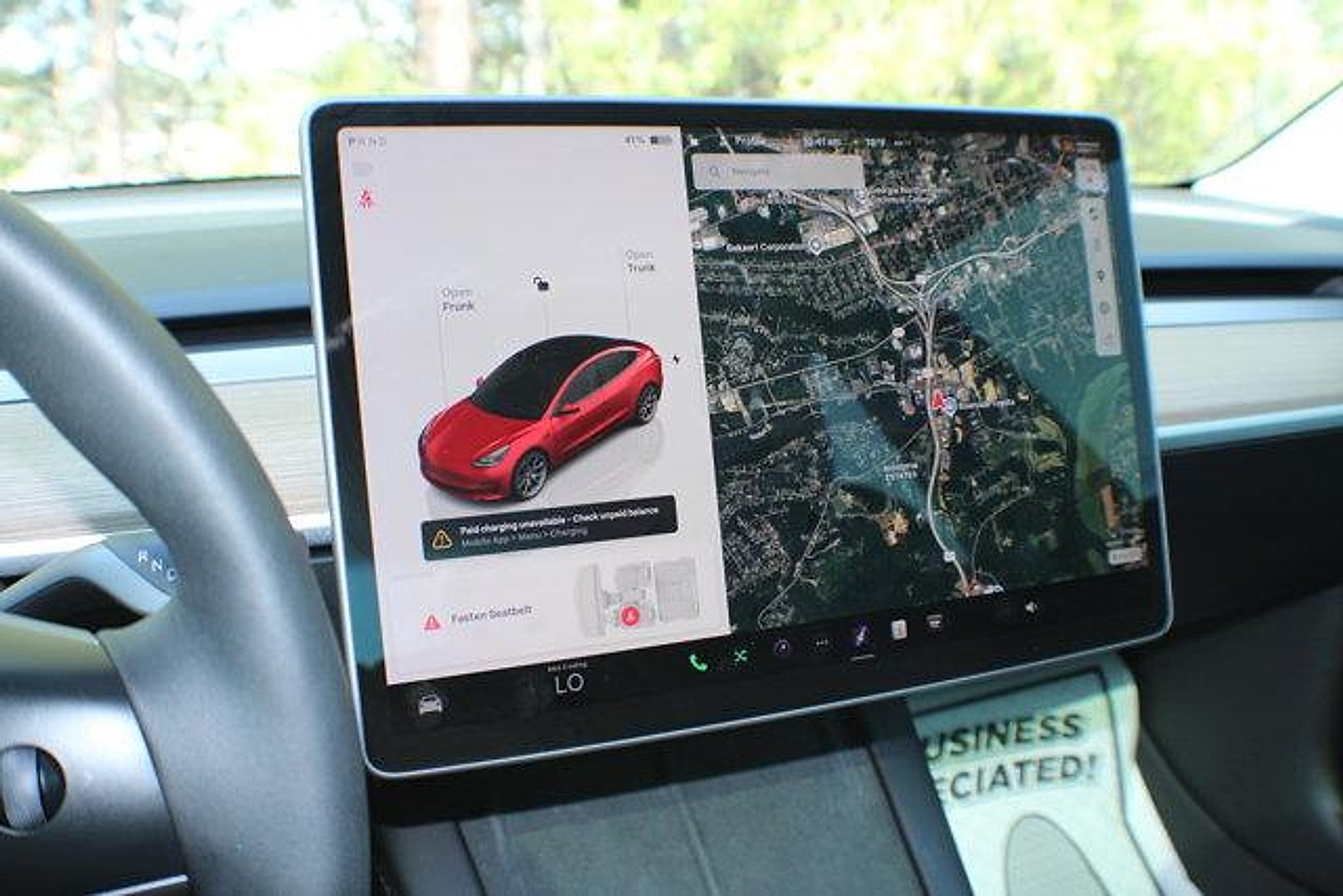 Used 2023 Red Multi-Coat Tesla Rear-Wheel Drive image 8
