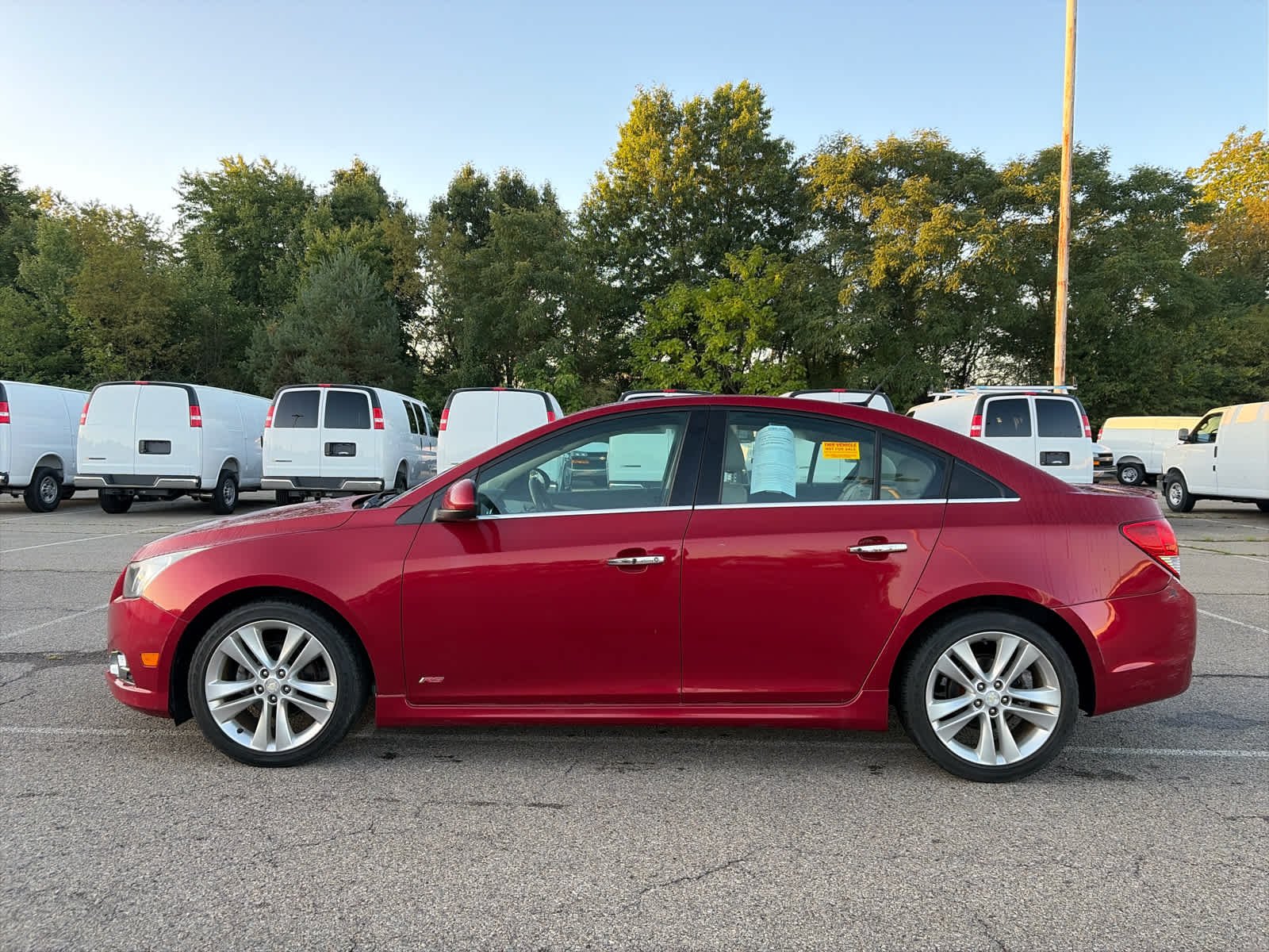 Used 2014 Crystal Red Tintcoat Chevrolet LTZ image 4