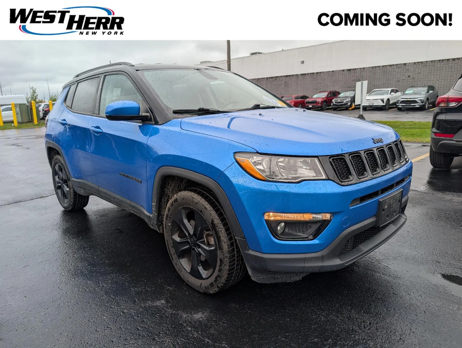 Used 2018 Laser Blue Pearlcoat Jeep Altitude image 1