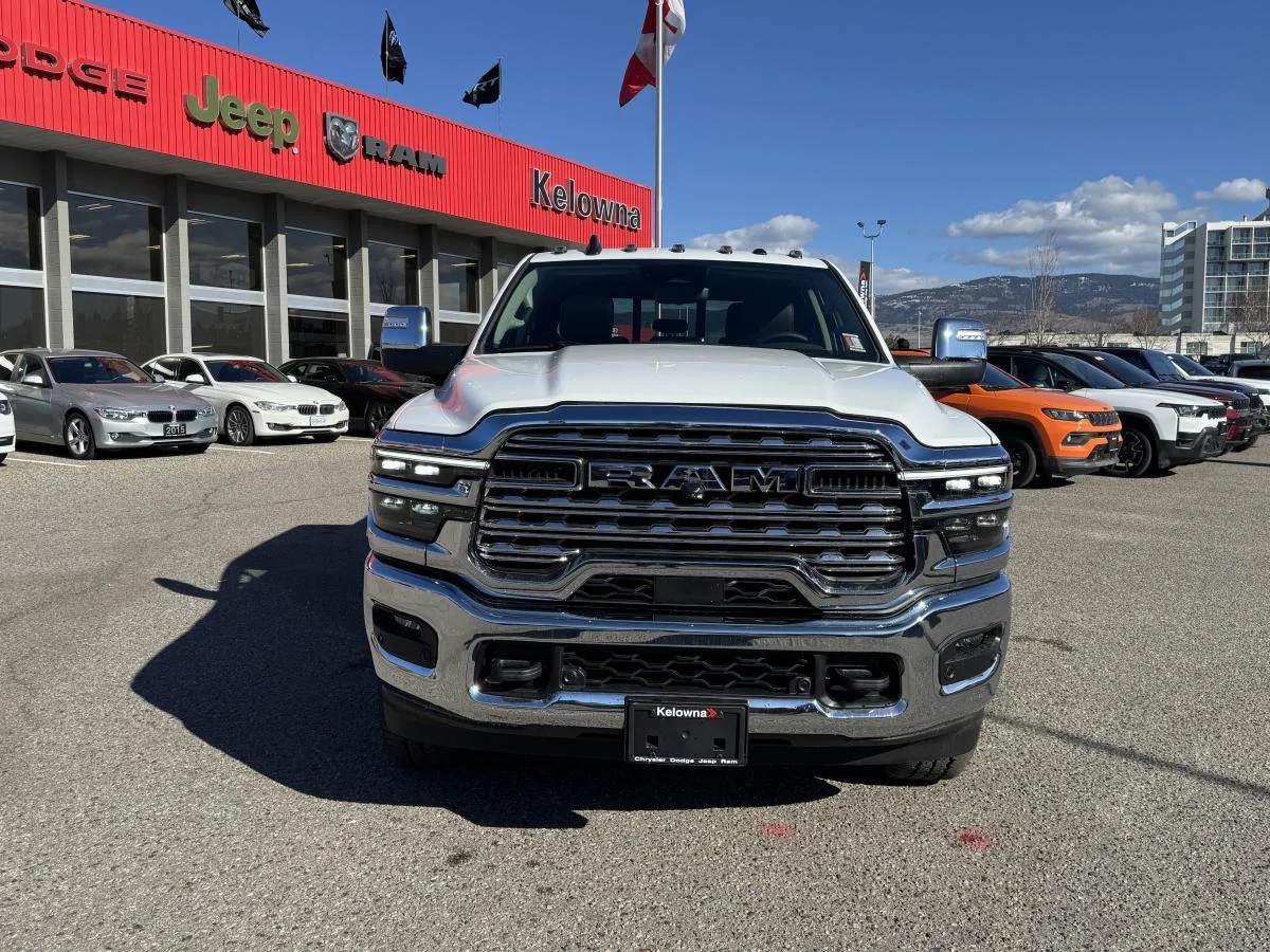 New 2026 White RAM Limited Longhorn 4x4 Crew Cab 6