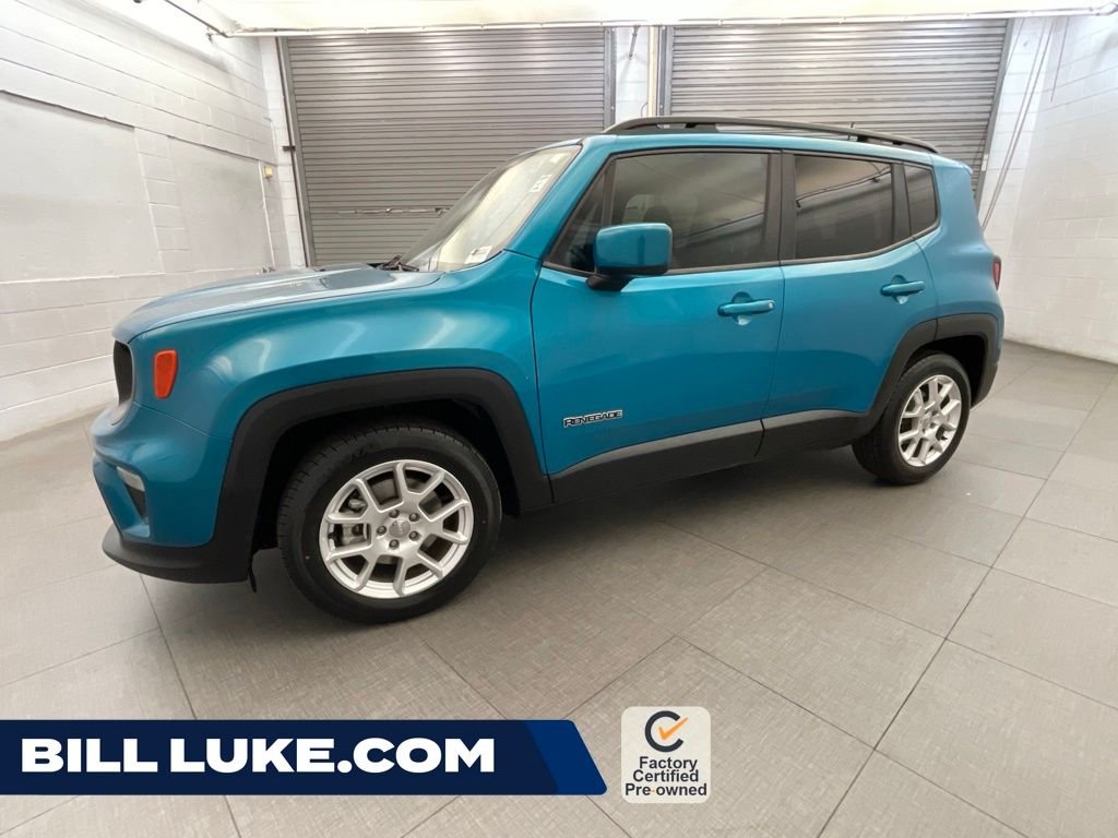 Certified Used 2021 Bikini Metallic Clearcoat Jeep Latitude image 1