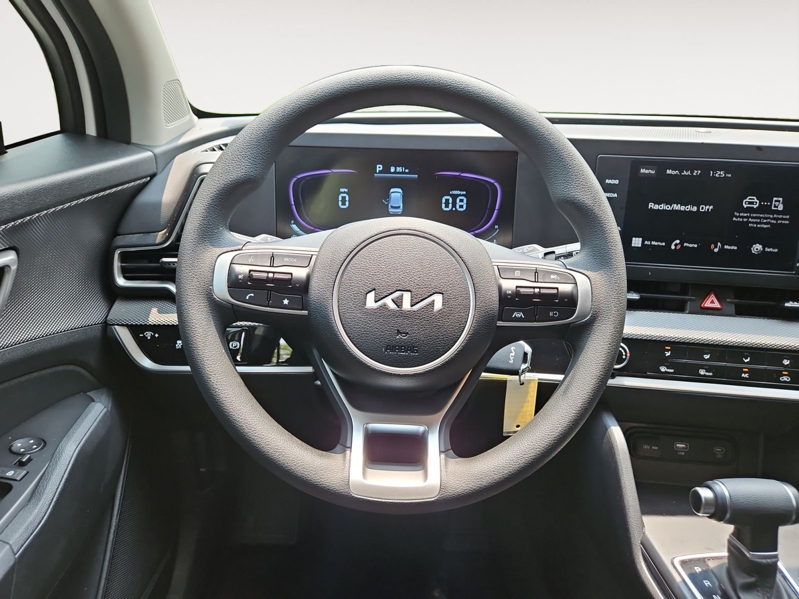 Used 2025 White Kia LX image 12