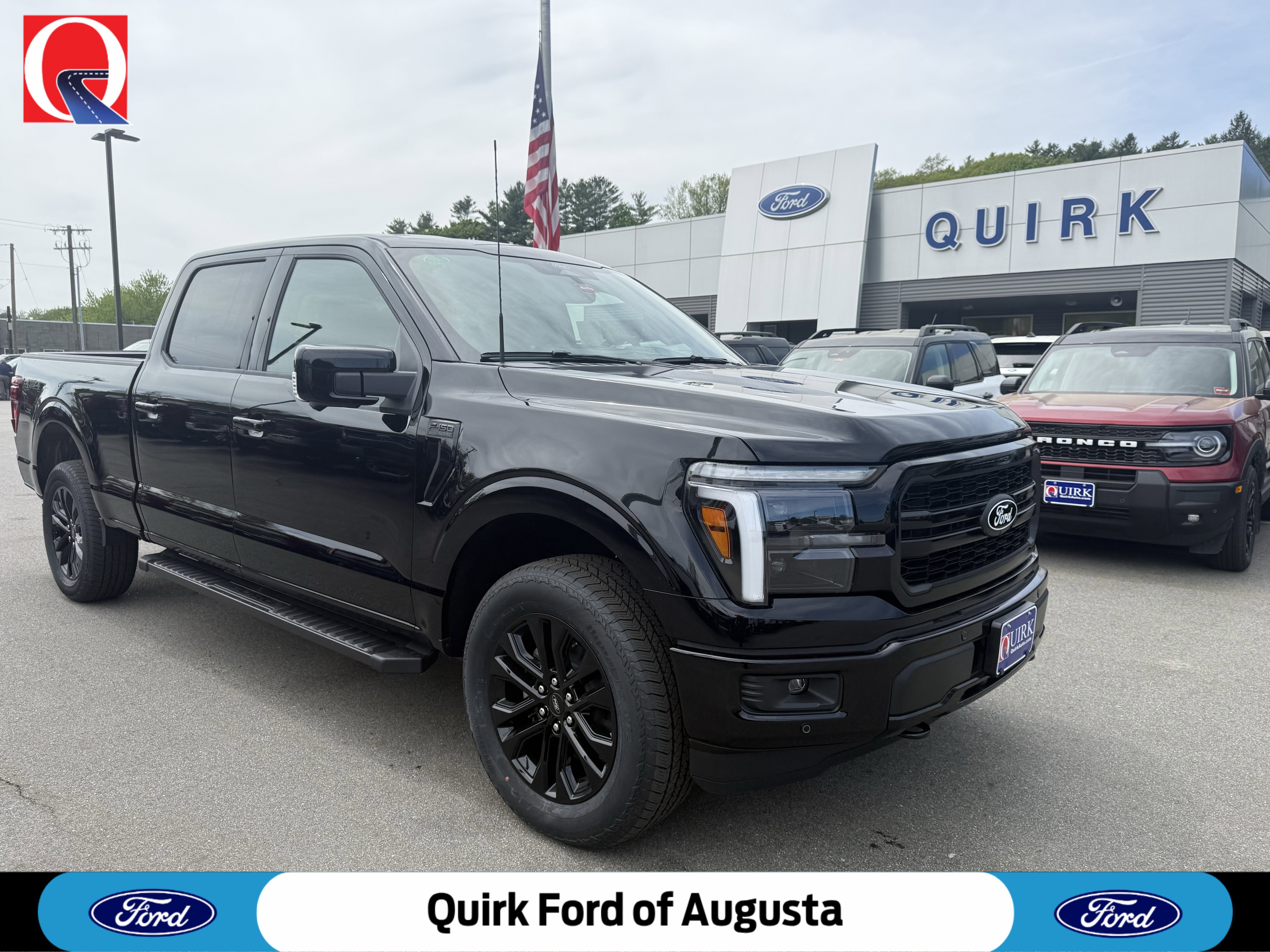 New 2026 Agate Black Metallic Ford Lariat® image 1