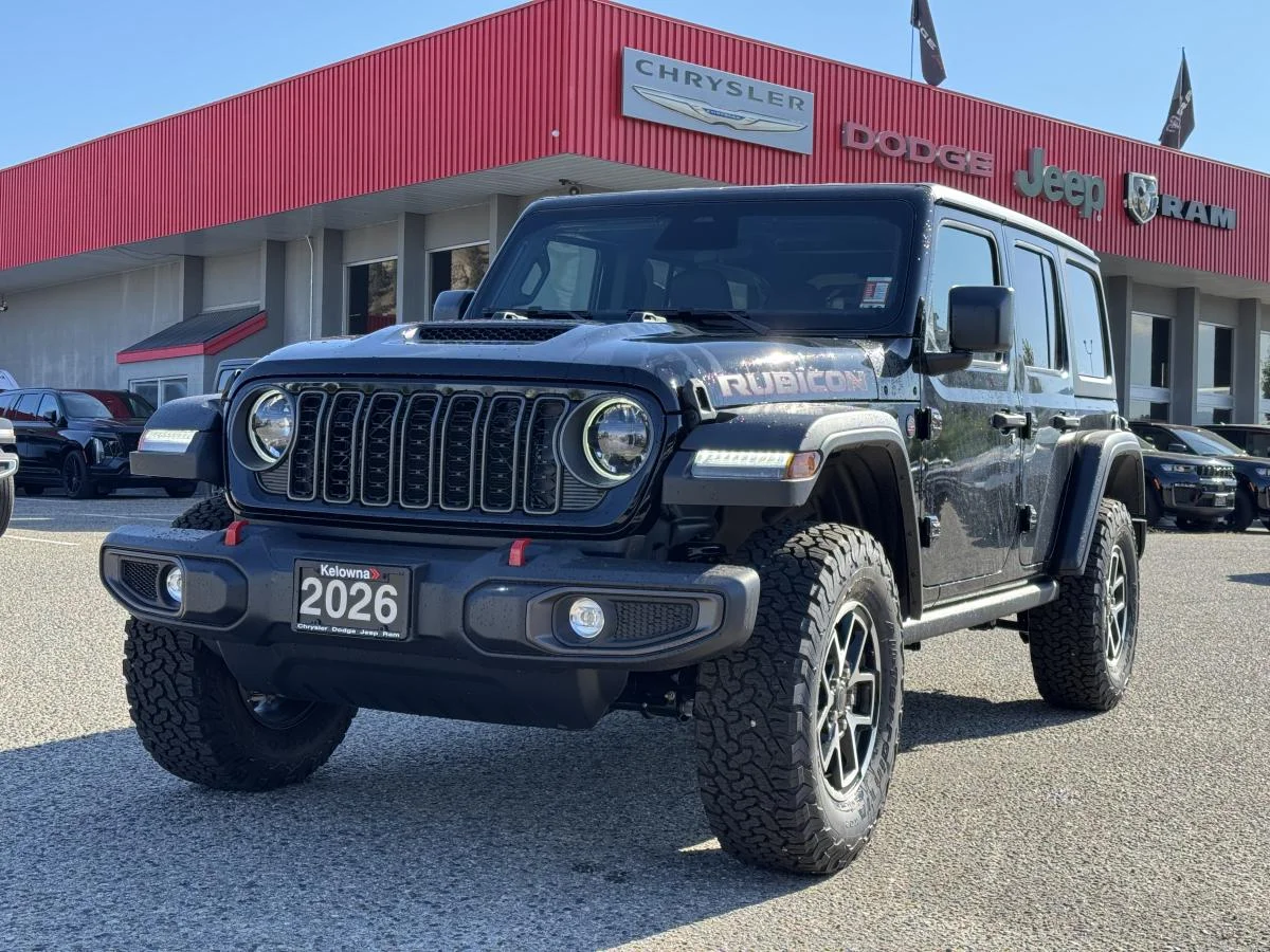 New 2026 Black Jeep Rubicon image 1