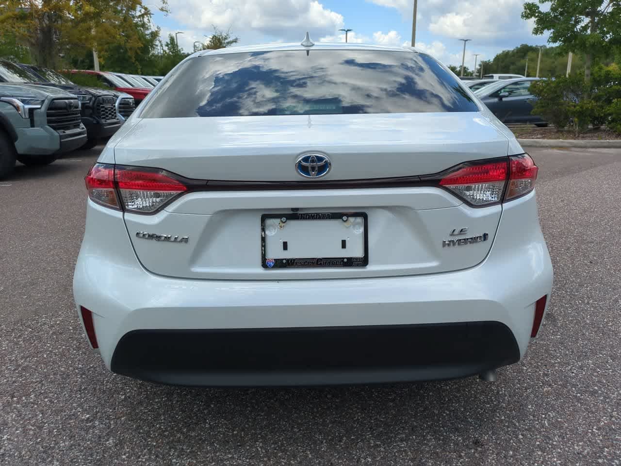 Certified Used 2024 Wind Chill Pearl Toyota Hybrid LE image 5