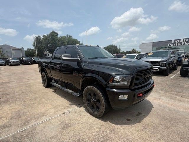 Used 2018 Brilliant Black Crystal Pearlcoat Ram Laramie image 4
