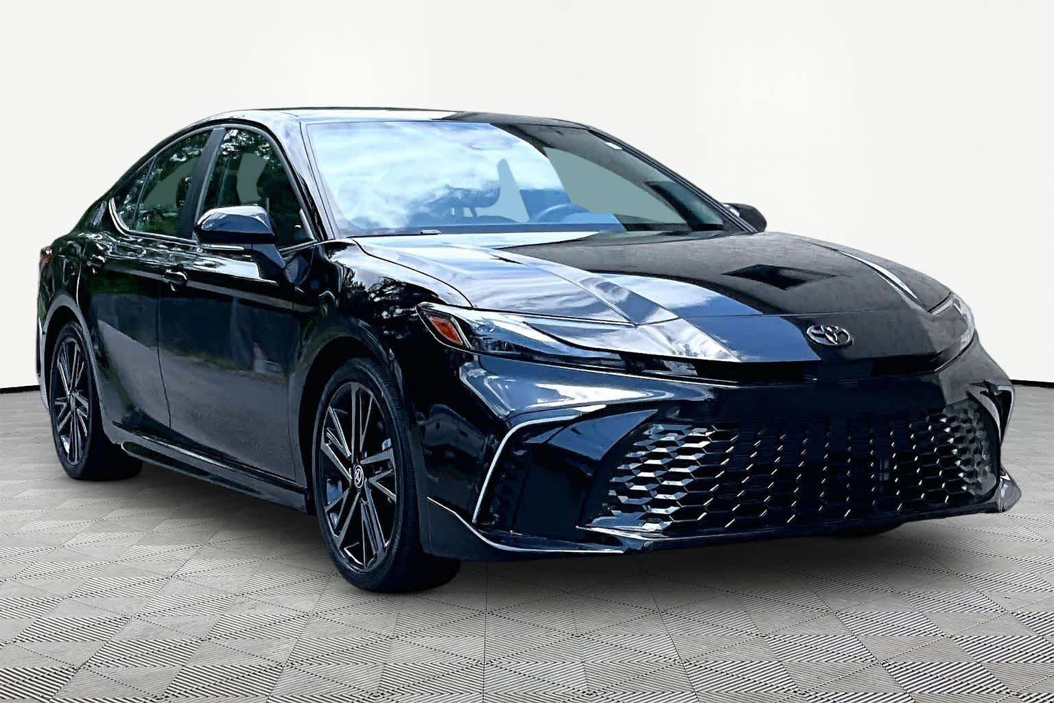 Used 2025 Midnight Black Metallic Toyota XSE image 3