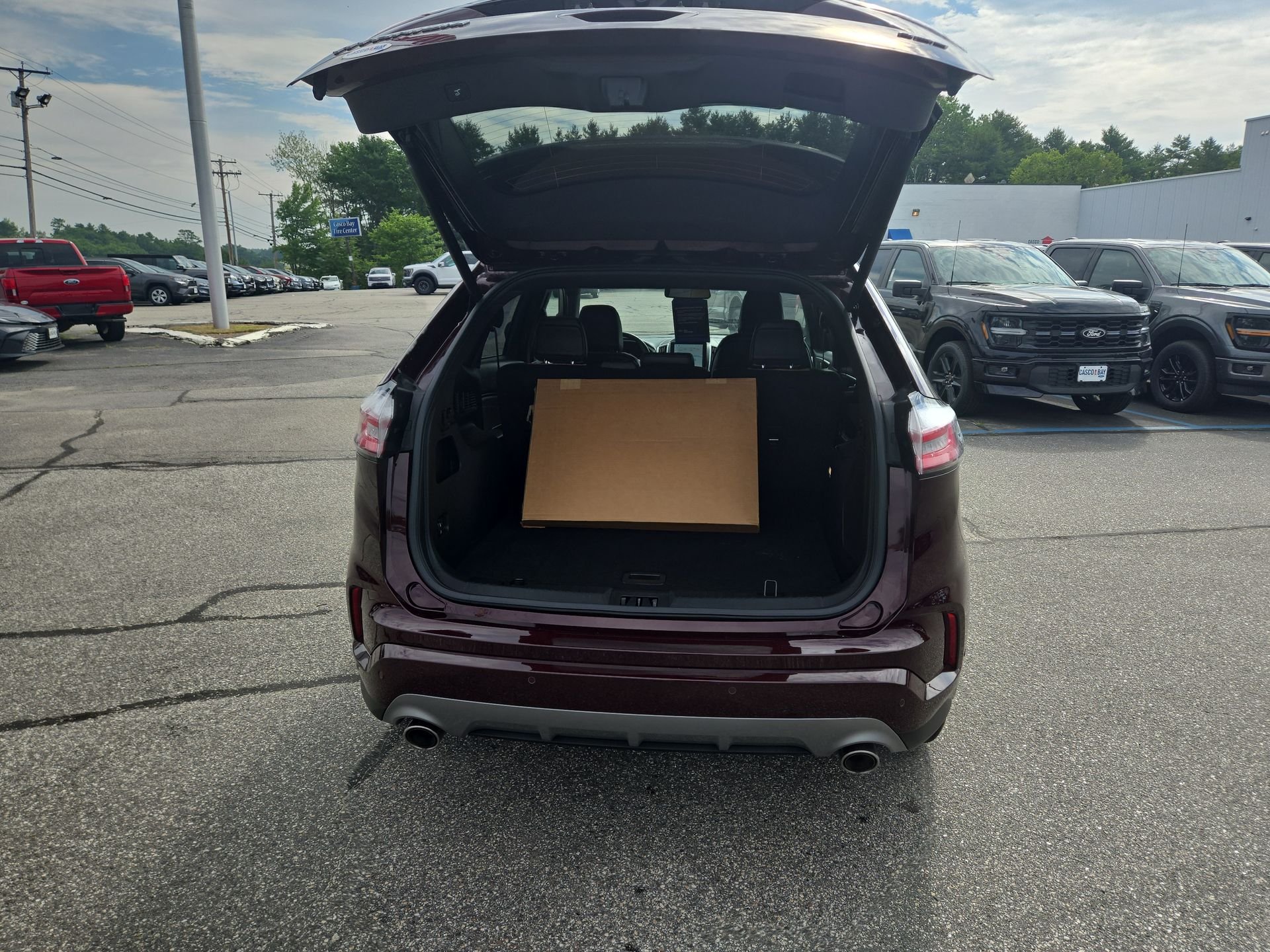 Used 2024 Burgundy Ford Titanium image 3