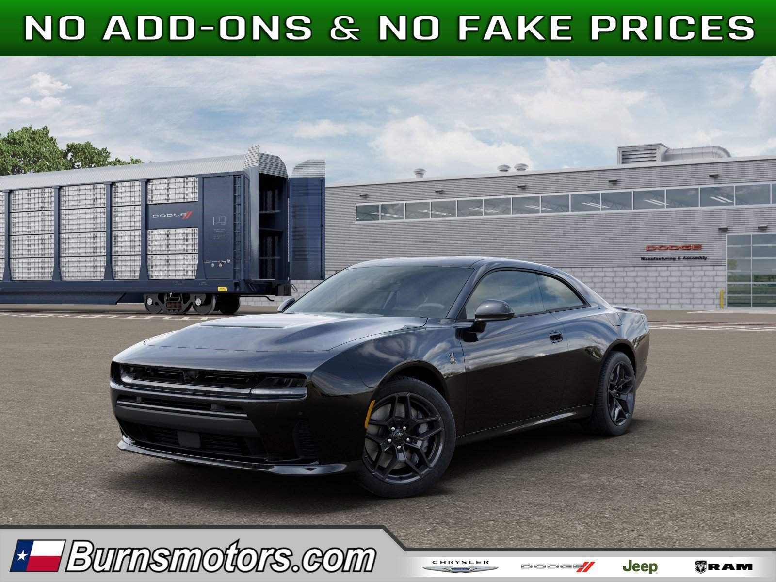 New 2026 Dodge Charger Scat Pack Blacktop AWD Coupe in McAllen