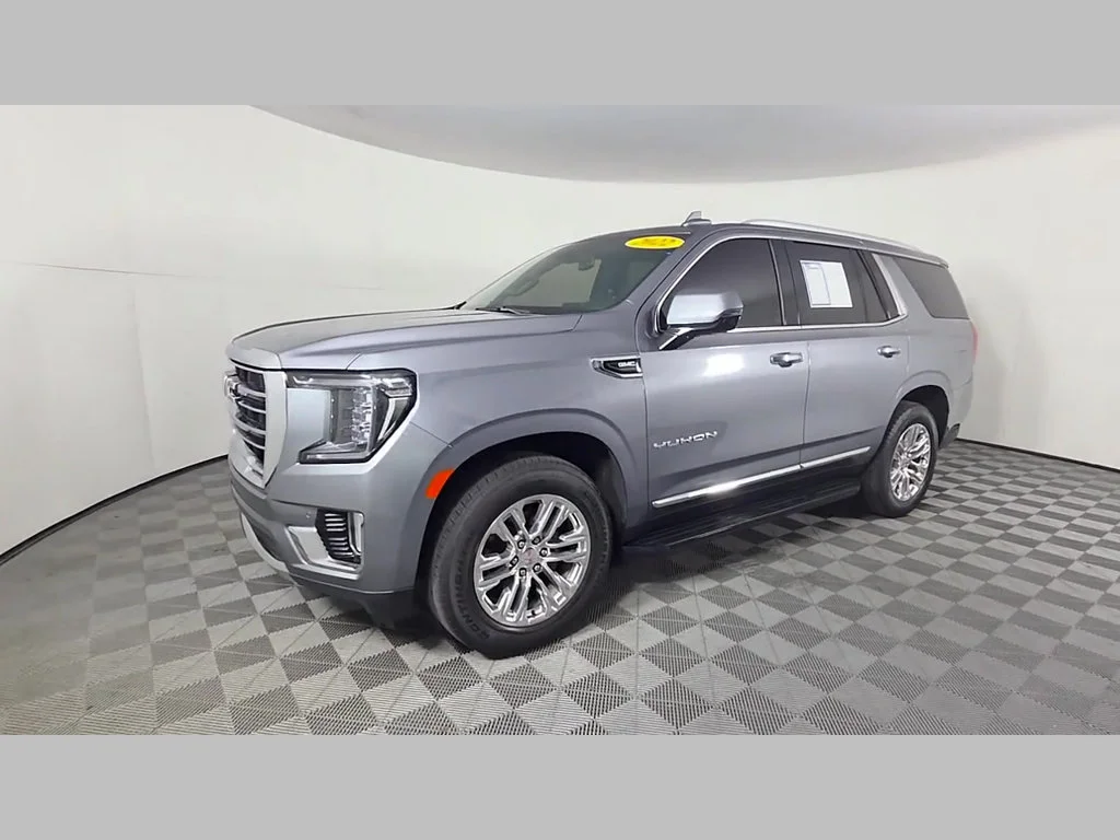 Used 2022 Satin Steel Metallic GMC SLT image 48