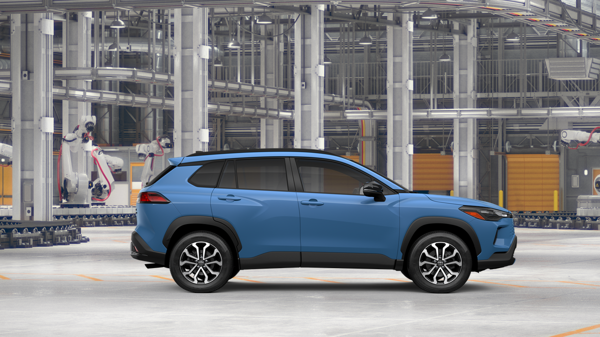 New 2026 Cavalry Blue Toyota Hybrid SE image 12