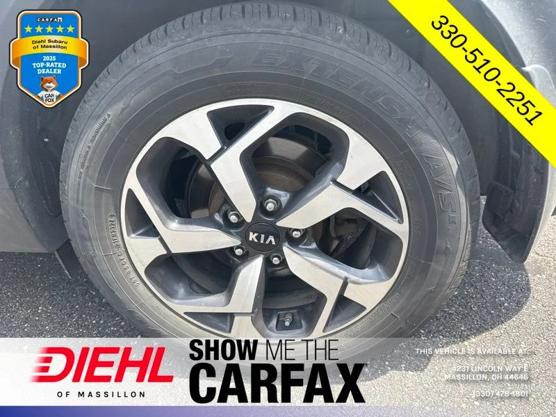 Used 2021 White Kia LX image 8