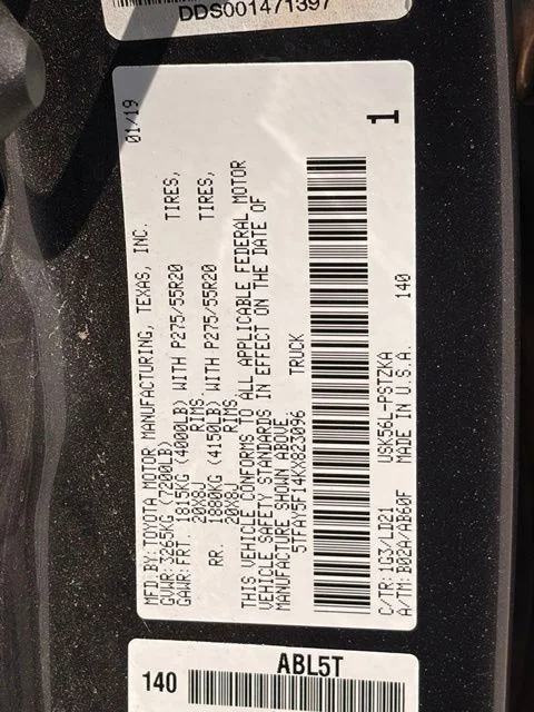 Used 2019 Gray Toyota 1794 image 34