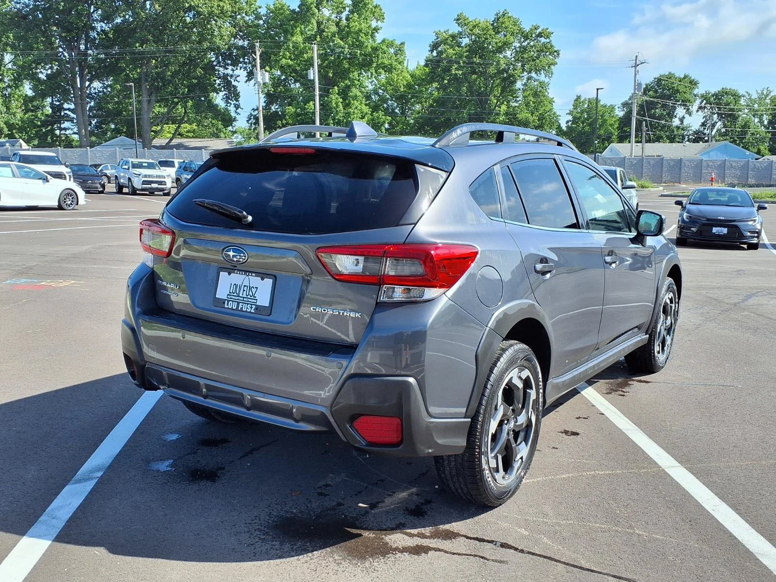 Used 2021 Magnetite Gray Metallic Subaru Limited image 4