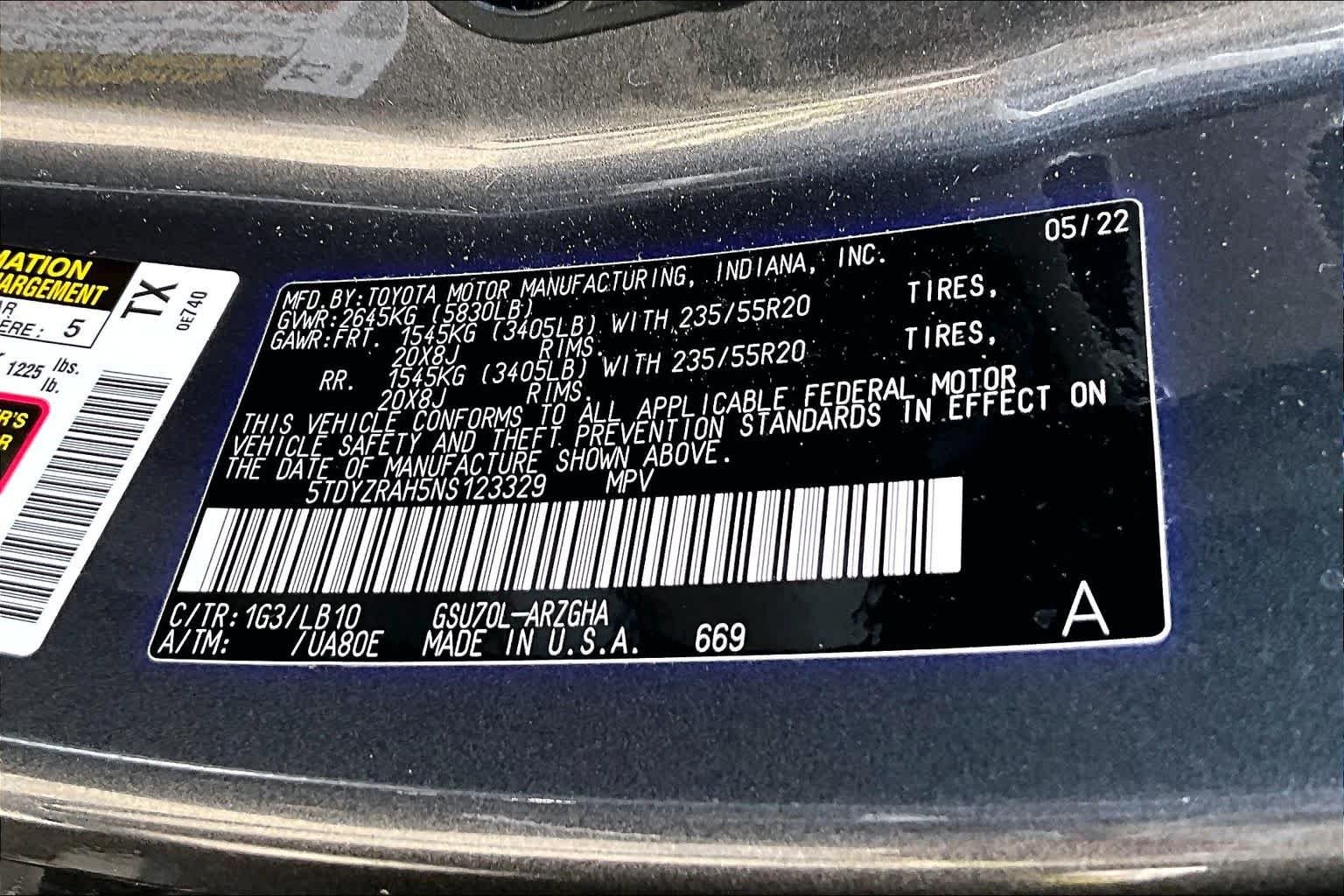 Used 2022 Magnetic Gray Metallic Toyota Limited image 35