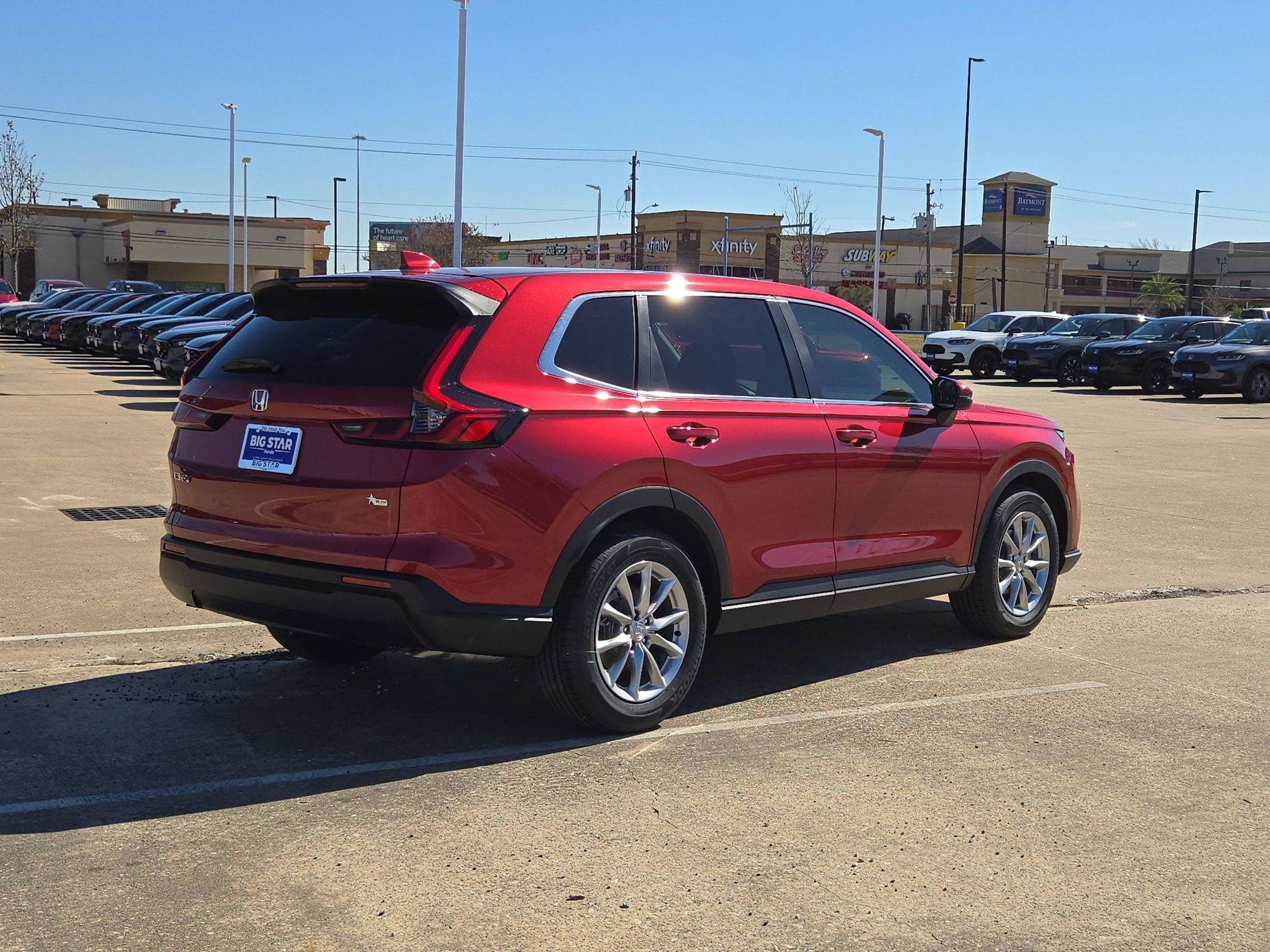 New 2027 Radiant Red Metallic Honda EX image 4