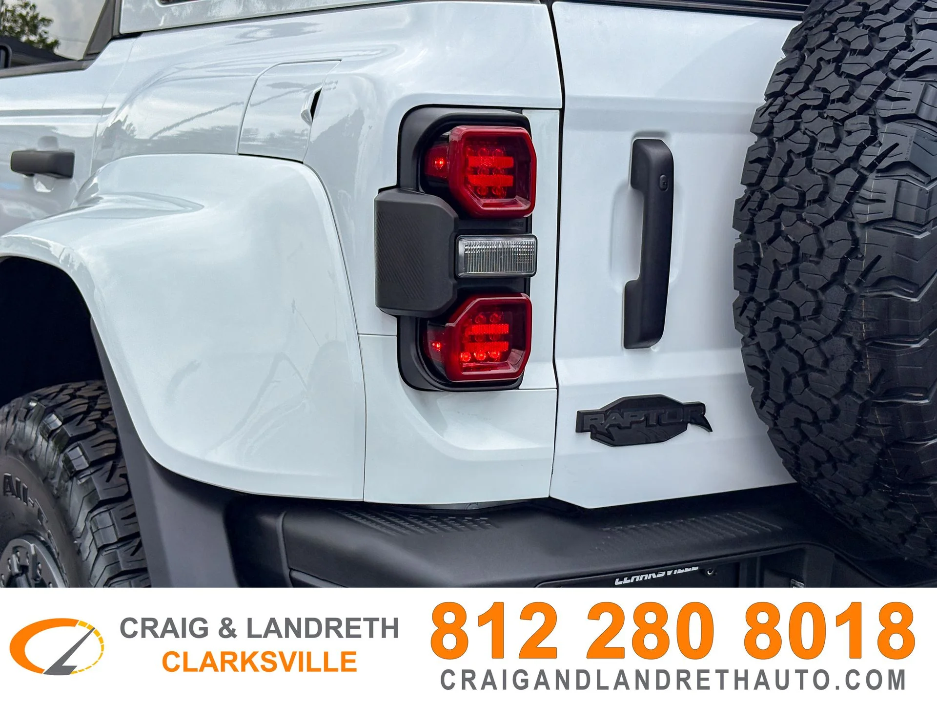 Used 2025 White Ford Raptor image 9